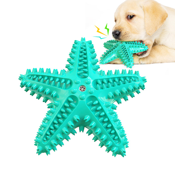 Starfish Shape Sounding dog toothbrush/For dogs