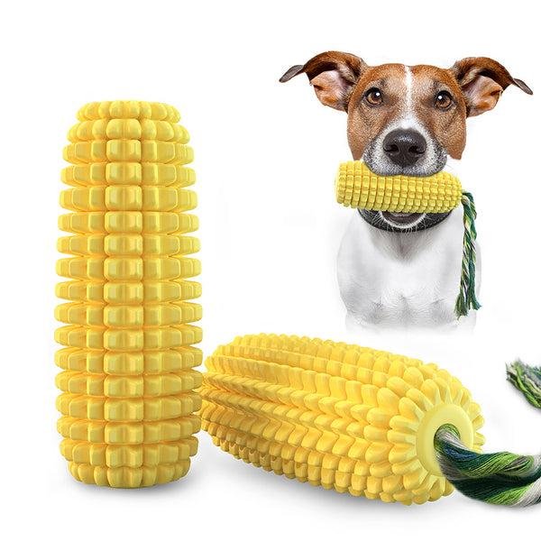 Vocal sucker Corn shaped dog toothbrush/For dogs